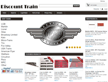 Tablet Screenshot of discount-train.com
